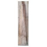 E5 Ash live edge wood plank 85"L x 14.5"W x 2"T