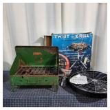 L6 2 Adjustable grill Gas cook stove 20"W x 9"T Ad