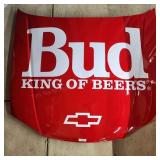 C2 Bud light Nascar hood approx 58x58"