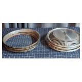 Q3 7pc Hubcaps (4) Olds Tornado, (3) Beauty rings