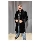 T1 Vintage Fur coat Unisex Black
