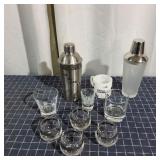 L3 10 shot glasses cocktail shaker whiskey glasses