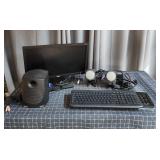 N3 computer speakers, Computer monitor, keyboards,