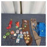 J2 20+PC Girl scout uniforms Girl scout badges sha