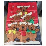 F1 Reindeer Christmas Flag 28x38"
