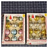 G1 24pc Vintage Glass Ornaments 2" Dia