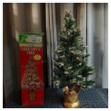 S2 Fiber Optic Christmas Tree 32" Plug in 110v