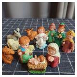 C4 11pc Nativity set Jesus, Mary, Joseph, Maji, Ga