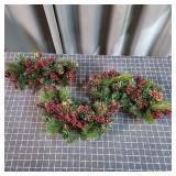 D6 3pc Evergreen Accent pieces synthetic