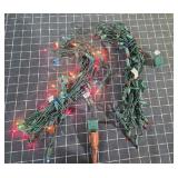 T1 2 Multi-Coloured Christmas Lights (works) both