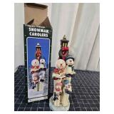 T1 Windsor Collection Snowman Carolers 1ft tall