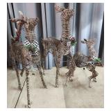 YD 3pc Outdoor Reindeer