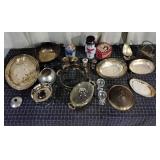 F1 20+Pc Decanters christmas Silver trays ,bowls C