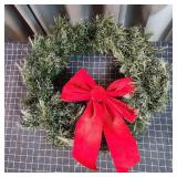 R1 Wreath 20" Red Bow