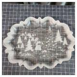 S3 Christmas Cookie Platter 17" Long