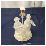 T1 Snowmen Holiday ice sculptures Lights up 10" Ta