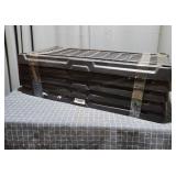 M2 1 complete unit: Poly modular shelving 17x35" x