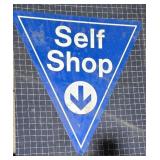 K2 Metal sign Self Shop 24in x 25in
