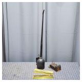 P2 3pc Cast match holder, Oil can, Expansive bit,