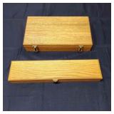 R3 2Pc jewelry Wood box Storage