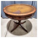 Q2 Mersman Drum table 30w x 26h " Single Drawer