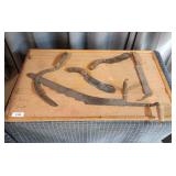 C2 5pc Primative tools on 23x41" board (some loose