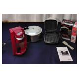 I2 3Pc pressure cooker George foreman Kuerig