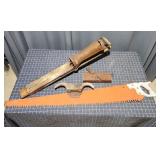 P3 4pc Primatives: Planter, wood plane, draw shave