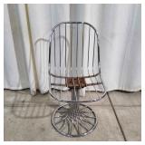 S2 MCM Swival chair Metal