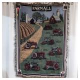 I2 Farmall Tractor Blanket / Throw 4x5.5ft