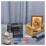 T6 10pc office supplies, Turtle shell, Amber, Cora