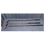 T1 3pc vintage wood shaft Golf clubs