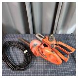E4 3pc Black & Decker Limb saw, Hedge Trimmer & Ex