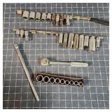 T2 10pc+ Ratchet Sockets extension SK, Craftsman &