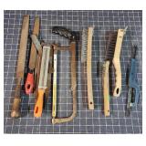 T2 11pc hacksaw, Files, Wire brushes,