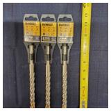 T2 3Pc Concrete Drill bit Dewalt 5/8 X 6