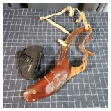 T6 2pc (1) Leather, holsters (1) nylon