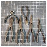 T2 6pc (3) Wire cutters, (3) needle nose,