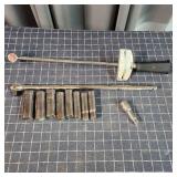 T2 11pc Breaker bar, Craftsman deep wells, Craftsm