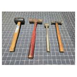 T2 4pc Soft-face mallet, ball-peen hammer