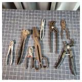 T2 8pc Channel Locks, Pliers, Shears, robo-grips