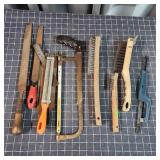 T2 11pc hacksaw, Files, Wire brushes,