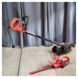 T2 2pc Black & Decker Electric Edger, Homelite Hed