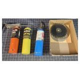 T2 4pc Torches, Map, Propane, Saw blades