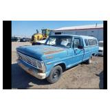 1967 Ford F-100 straight 6 engine 3spd Manual 2wd