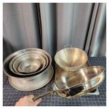 I3 10pc+ Campware: Stainless bowls, Frypan, Servin
