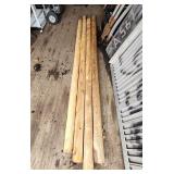 YD 4pc Pine Poles 8ft