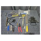 T2 wrenches, pliers, grease Assorted tools