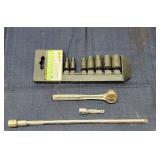 T2 5Pc Metric Star sockets 1/4 inch ratchet 1/4 in