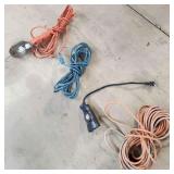 H3 4pc Extension cords: (2) 25ft ext, Drop light,